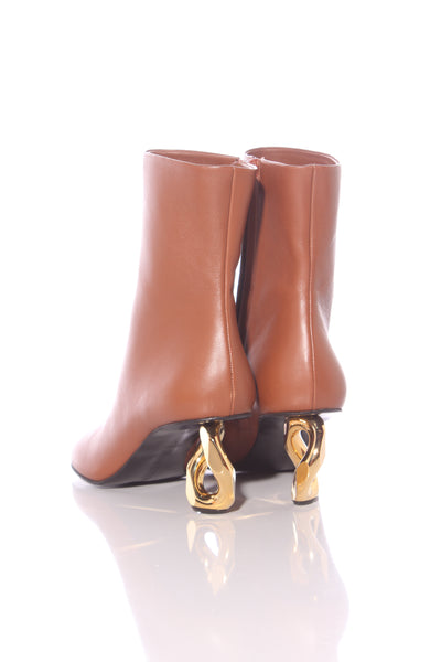 JW ANDERSON (LN) Italian chain link leather ankle boot! 40
