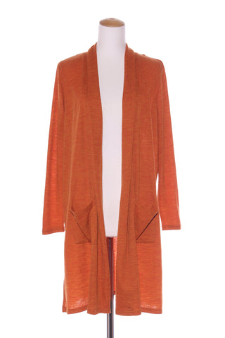 CAPTURE - Merino wool burnt orange cardi! 14