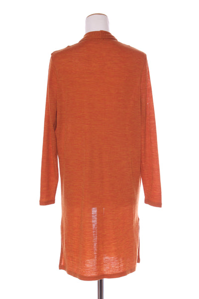 CAPTURE - Merino wool burnt orange cardi! 14