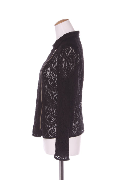 BETTIE MONROE (NZ) Zip front lace jacket! 14
