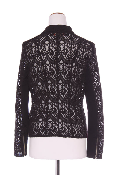 BETTIE MONROE (NZ) Zip front lace jacket! 14