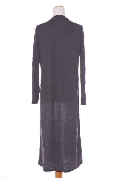 METALICUS (AU) Merino blend maxi cardi - Grey! 8-14