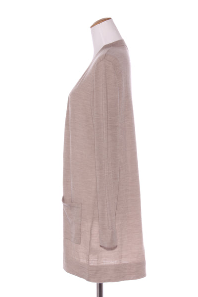 CAPTURE - Merino longline cardi - Beige! 14