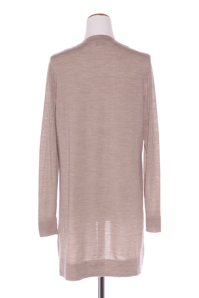 CAPTURE - Merino longline cardi - Beige! 14