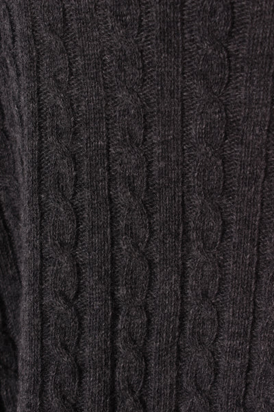 D)LUX - Lambswool cable knit poncho! 8-18