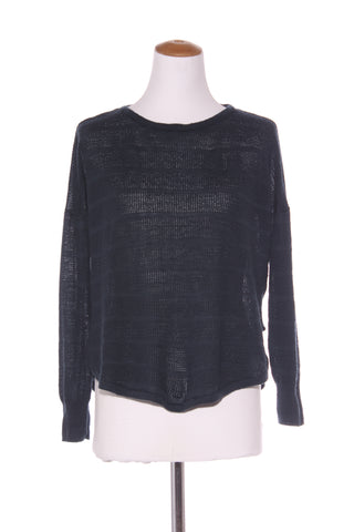 MAX - Patterned merino knit - Dark teal! 10-12