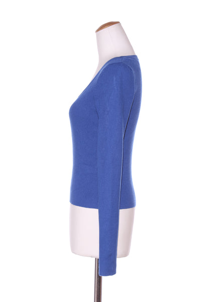 ANKO - Blue rib knit L/S top! 14