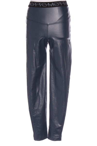 MOTTO - Faux leather miracle pant - Teal! 10