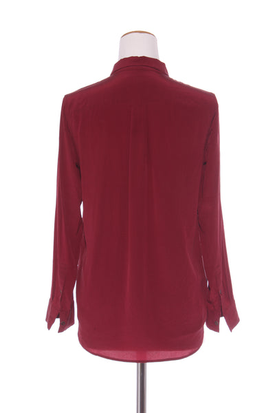 TRENERY - Cranberry silk shirt! 10
