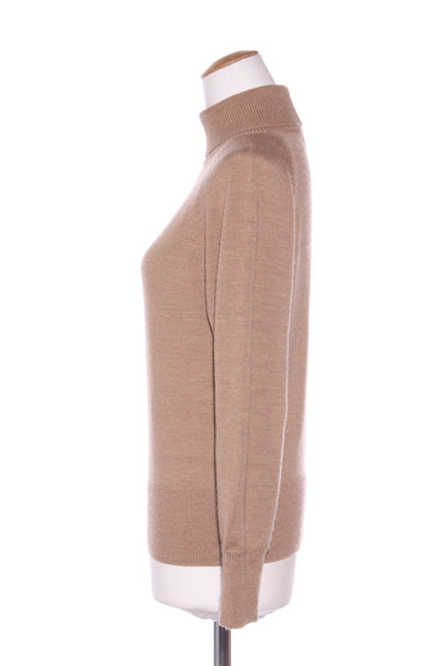 COUNTRY ROAD - Camel melange verified merino roll neck! 8-10