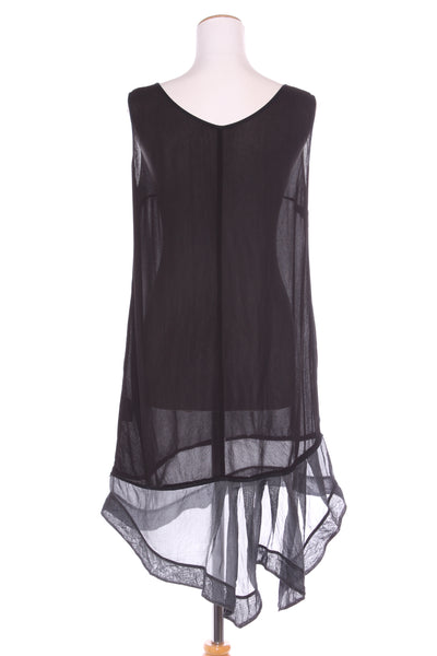 MILD RED (NZ) Silk trim asymmetric tunic! 14