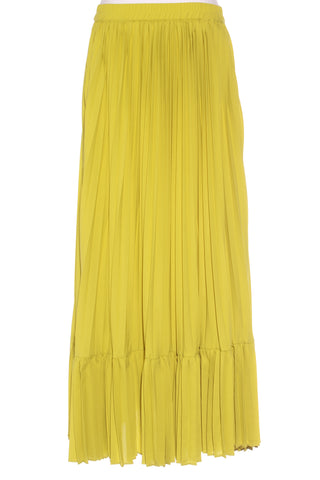 AUGUSTINE - Pleated maxi skirt - Citrine! 10