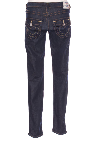 TRUE RELIGION "Skinny W/Flaps" low rise jean! 27/9