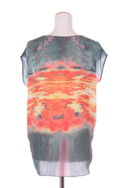 DECJUBA - Sleeveless abstract print top! 10