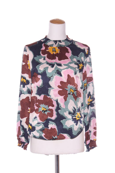 GORMAN - Floral silk high neck blouse! 8