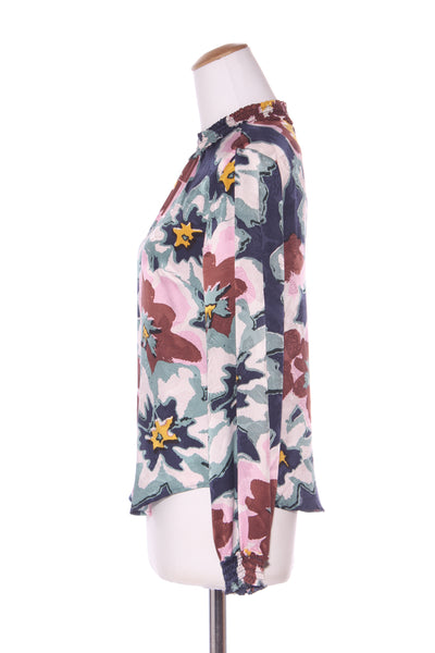 GORMAN - Floral silk high neck blouse! 8