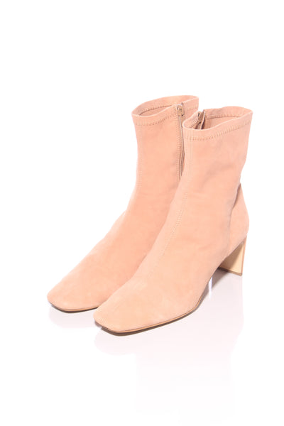 WITCHERY - Nude suede leather ankle boot! 41