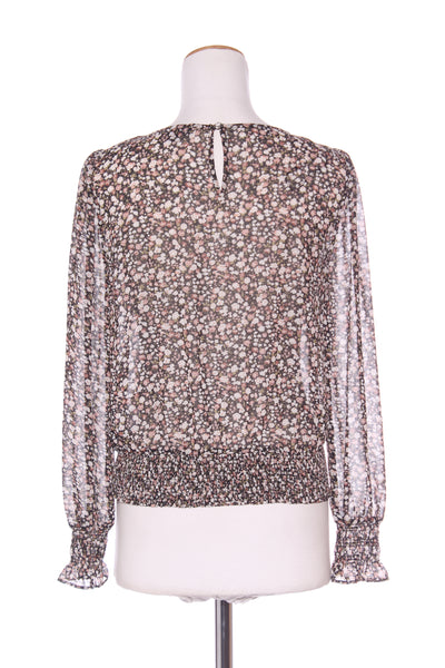 AMONG THE BRAVE - Posy print shirred blouse! 8