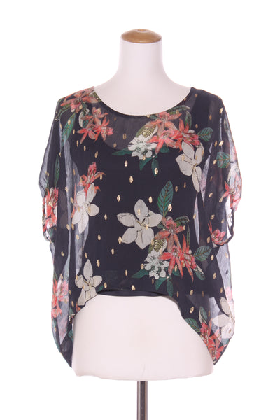 LOOBIE'S STORY - Floral silk over top! 8-10