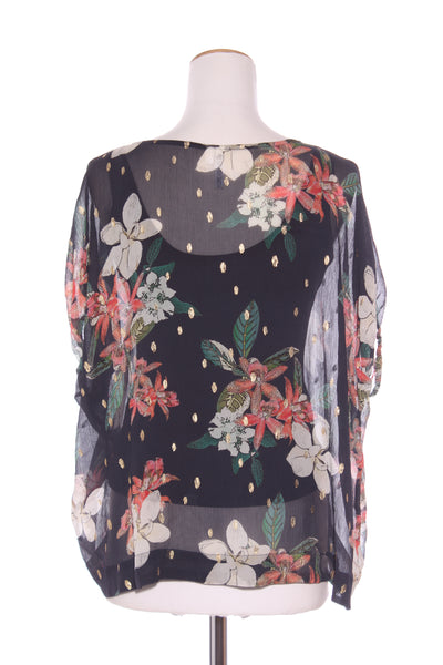 LOOBIE'S STORY - Floral silk over top! 8-10