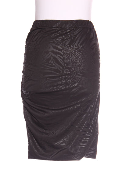 AUGUSTINE - Black animal print "Meow" skirt! 8