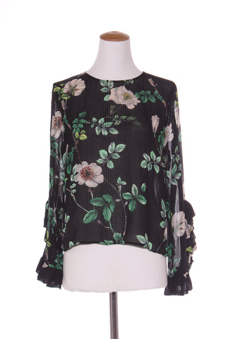 H&M - Ruffle flute sleeve floral blouse! 10