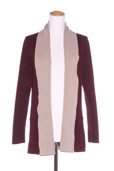 JIGSAW - Wool blend maroon cardi! 10-12