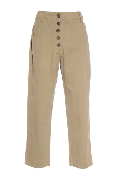 MORRISON (AU) Button front khaki cotton pant! 14