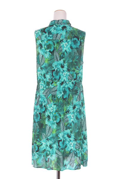 SPORTSCRAFT - Sleeveless tropical shirt dress! 18