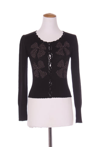 ALANNAH HILL - Silk bow soft knit cardi! 8