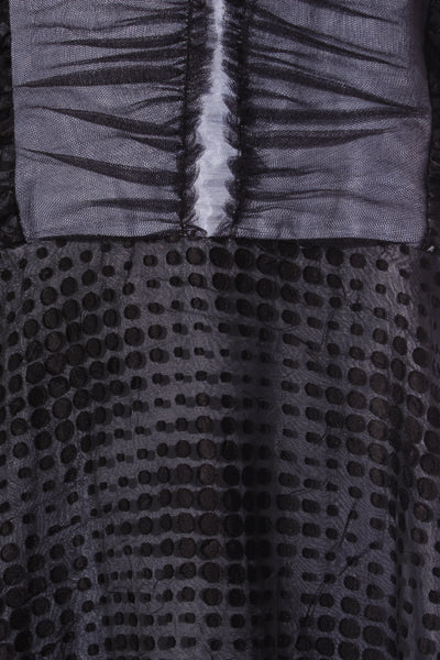 ANNAH S (NZ) Burnout spot lined dress! 14