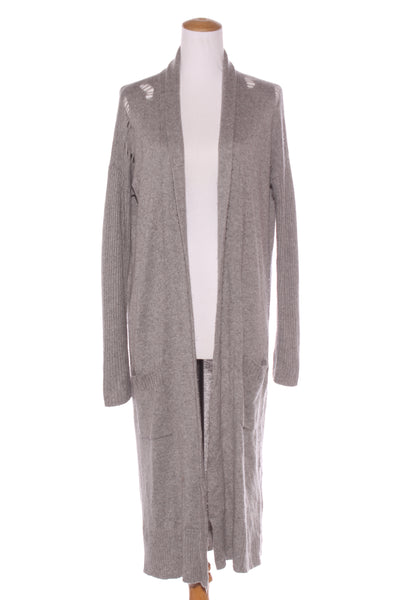RICOCHET - Merino/alpaca distressed longline cardi! 12-14