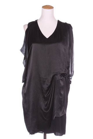 MAX - Pintuck detail silk panel dress! 12