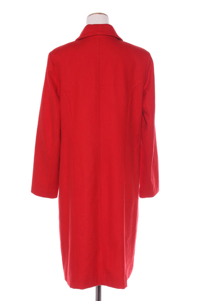 FREDRICK (NZ) Red wool blend coat! 14