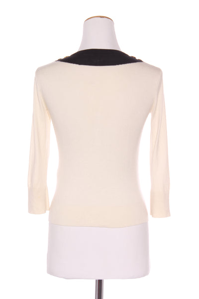 KATE SYLVESTER - Silk + cashmere embellished cardi! 6-8