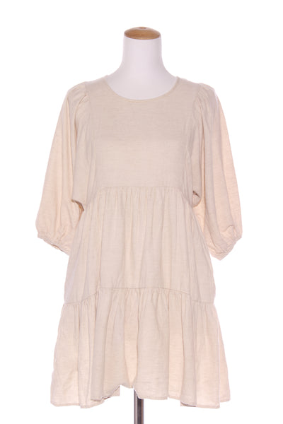 AMONG THE BRAVE - Provocation puff sleeve dress! 8-10