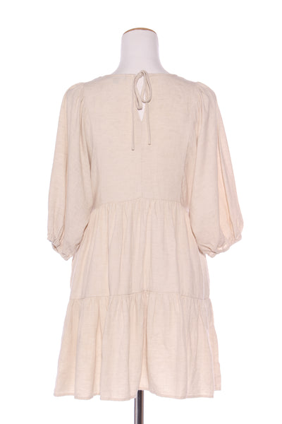 AMONG THE BRAVE - Provocation puff sleeve dress! 8-10