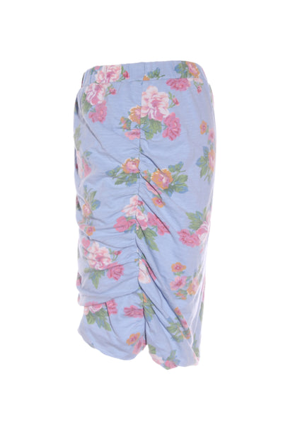 CHARLO - Light blue floral meow skirt! 12