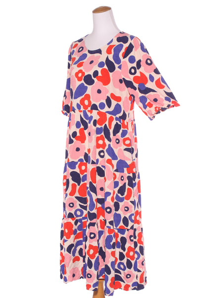 MISTER ZIMI - Waffle textured floral midi dress! 16