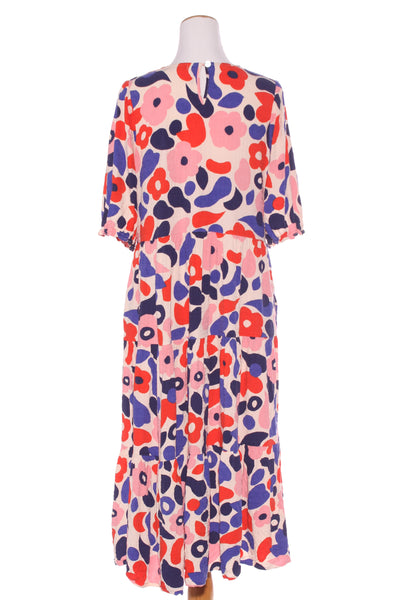 MISTER ZIMI - Waffle textured floral midi dress! 16