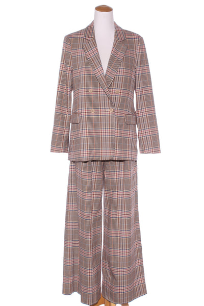MAX - Plaid belted wide leg pant! 10