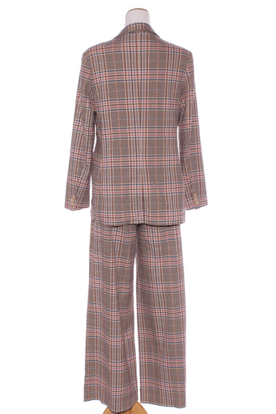 MAX - Plaid belted wide leg pant! 10