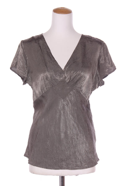 MAX (NZ) Vintage metallic V neck top! 14