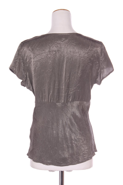 MAX (NZ) Vintage metallic V neck top! 14