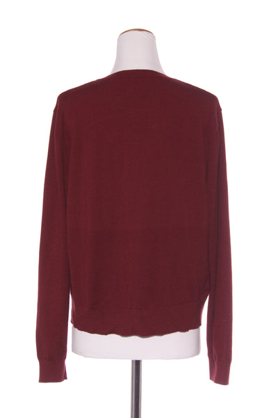 H&H - Maroon soft viscose knit cardi! 16