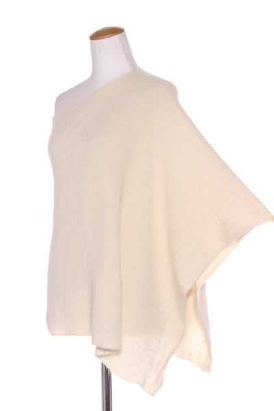 NO LABEL - Wool/mohair knit poncho! 10-14