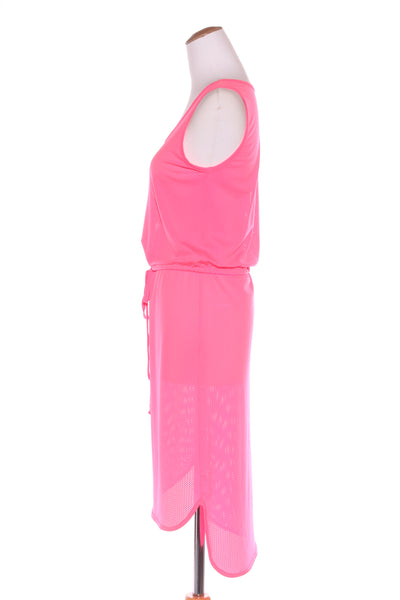 CHARLO - Neon pink mesh dress! 8