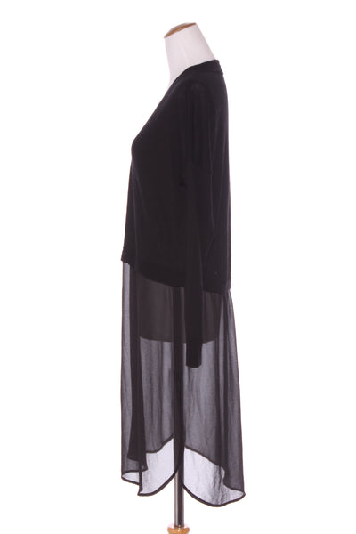 NORTH SOUTH - Merino + chiffon panel dress! 14