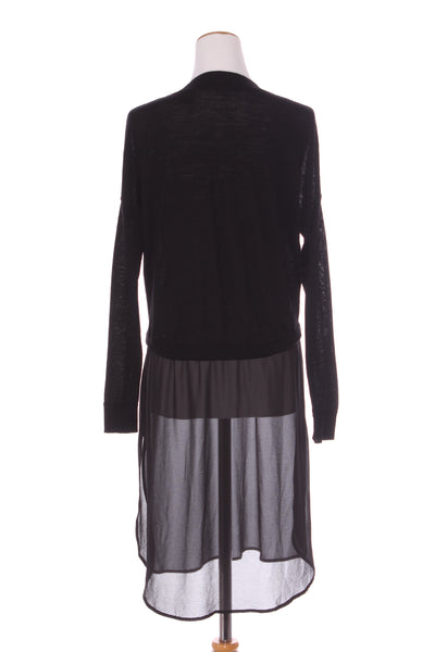NORTH SOUTH - Merino + chiffon panel dress! 14