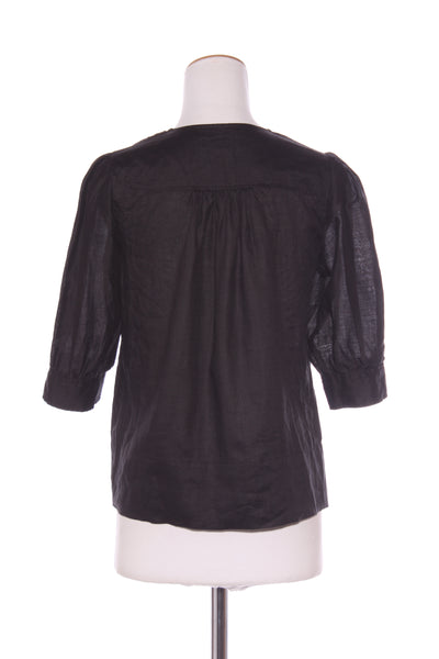 COUNTRY ROAD - Lace detail puff sleeve ramie top! 10